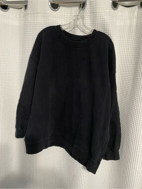 Classic Black Crewneck Sweatshirt